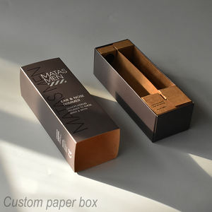 صندوق منزلق ورقي FSC مخصص للعناية الشخصية صندوق حلاقة للحلاقة للرجال صندوق تعبئة من ورق الكرافت مع إدراج - Product Image 6