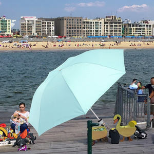 Parapluie Solaire Publicitaire Manuel Mini Glamour Pliant en 3, Personnalisé avec Impression de Logo – Vente Chaude en Gros à Prix Abordable - Product Image 3