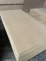 Panneau MDF haute densité 1220x2440mm personnalisé Panneau en bois HDF 12mm 16mm épaisseur feuille MDF ordinaire pour hôtel utilisation personnalisée
