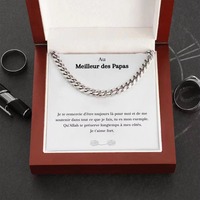 Collier en acier inoxydable argenté de mode en gros, chaîne cubaine pour hommes et femmes, quotidien/affaires