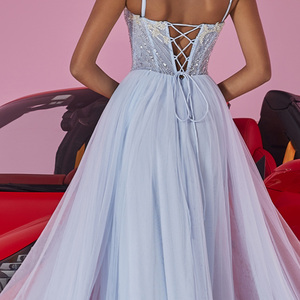 IMPEREAL Abito da Sera Sexy con Spalline Sottili e Ricami, Vestito Formale su Misura <span class=keywords><strong>per</strong></span> Cerimonie di <span class=keywords><strong>Laurea</strong></span> - Product Image 4