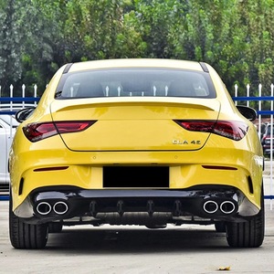 Alerón Trasero y Spoiler de Escape, Juego Completo para Modelos Deportivos Mercedes Benz CLA118 CLA35 CLA45 2020, Material ABS - Product Image 3