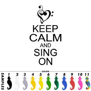 Mantieni la calma <span class=keywords><strong>e</strong></span> canta su adesivo Laser per auto decalcomania in vinile per auto paraurti per camion finestra adesivo per Laptop Decor Gift decalcomanie fustellate in vetro - Product Image 2