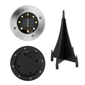 8/12/16LED Outside Inground <strong>Deck</strong> <strong>Lighting</strong> Recessed Waterproof <strong>Solar</strong> Ground Light for Lawn Pathway Yard - Product Image 5