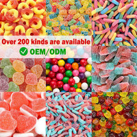 OEM Wholesale Chewy Candy Fruity Sweet Flavored Gummy Snakes in Cola Shape Soft Texture Candy for Kids