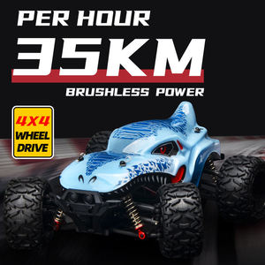 Voiture RC haute vitesse à l'échelle 1:16, 35 km/h, 4 roues motrices, 2,4 G, contrôle 80 m, batterie Li-ion 7,4 V, véhicule tout-terrain jouet - Product Image 3