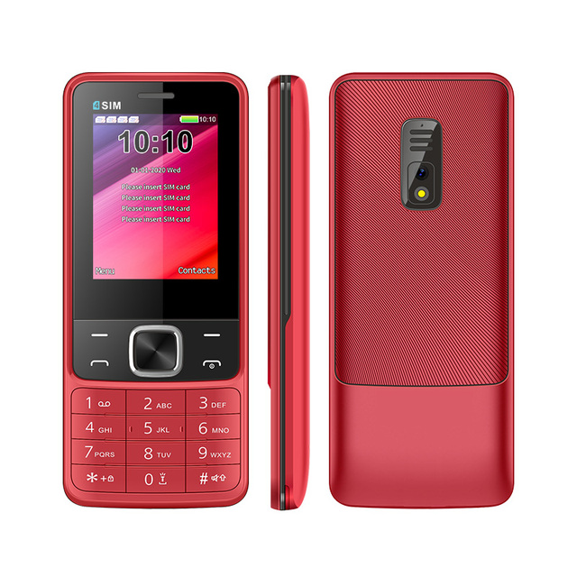 Qmobile G6 Pro 2.4 Inch Screen 4 SIM Cards 4 Standby 2G GSM Feature Phone