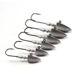 Palmer 5G-21g cabezas de plantilla de pesca sin pintar señuelo de lubina a rayas anzuelos de cabeza de plantilla de plomo anzuelos de pesca anzuelos de gusano - Product Image 4