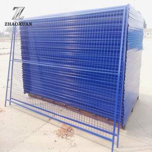 Düşük bakım kanada Modern tarzı geçici çit bariyer inşaat için çelik galvanizli çerçeve ile montajı kolay - Product Image 2
