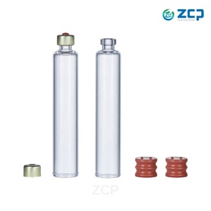 Cartouche d'injection en verre 3 ml, applicateur de soin de la peau à dose réglable avec couvercle en plastique - Product Image 2