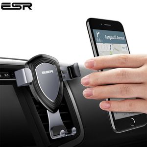 Support de téléphone portable pratique en alliage d'aluminium pour voiture, conçu pour fixer le téléphone sur la grille d'aération de la voiture, utilisation en extérieur - Product Image 2