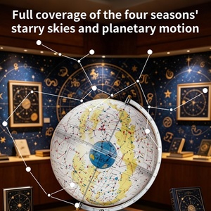 <span class=keywords><strong>Globo</strong></span> Celeste Transparente de Plástico con Mapa de Estrellas y Tierra, 320 mm de Diámetro, Giratorio 360°, con Soporte y Escala - Product Image 6