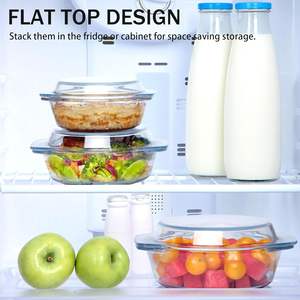 Cacerola Transparente de Vidrio Borosilicato de Alta Calidad para Cocinar con Tapa de Vidrio - Product Image 4