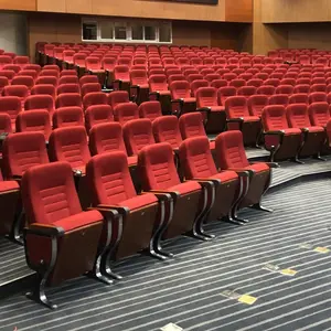 School lecture room hall chair with desk auditorium theater seating