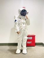 Costume de Flamenco Réaliste Complet, Tenue de Cosplay Astronaute, Casque, Sac à Dos, pour Événements, Parades, Spectacles, Séances Photo