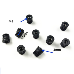 Cache-<span class=keywords><strong>tube</strong></span> avec écrou fileté / Bouchons de <span class=keywords><strong>tube</strong></span> en plastique / <span class=keywords><strong>Bouchon</strong></span> <span class=keywords><strong>rond</strong></span> en plastique noir <span class=keywords><strong>pour</strong></span> pieds de meubles en <span class=keywords><strong>acier</strong></span> - Product Image 1