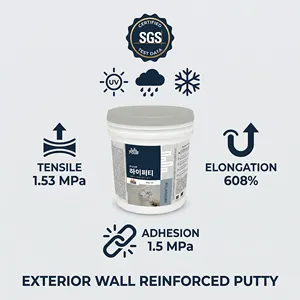 Exterior Wall Reinforced UV Resistant Firm Filling Putty Weatherproof Stable Strengthening Base for Outdoor Building Wall Repair - Product Image 4