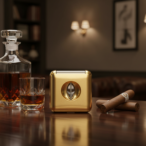 JIFENG JF-J88 Nuovo Design Taglia Sigari Portatile in Metallo Quadrato con Lama Affilata e Supporto - Product Image 6