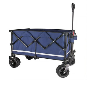 Carro de jardín grande de alta capacidad, carro de mano <span class=keywords><strong>plegable</strong></span>, <span class=keywords><strong>carretilla</strong></span> para jardín al aire libre, carro de transporte para playa, carro <span class=keywords><strong>plegable</strong></span> para acampar - Product Image 2