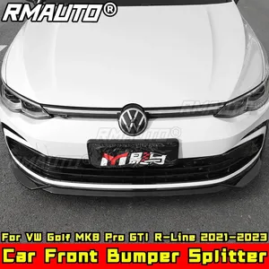 Kit de Carrocería para Golf MK8 GTI Pro R-Line, Divisor de Parachoques Delantero en Negro Brillante para VW Golf MK8 Pro Gti R-Line 2021-2023, Accesorios para Automóviles - Product Image 4