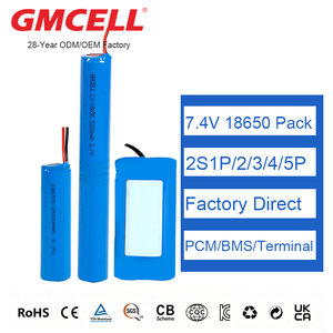 Pack de batteries lithium personnalisé 3,7 V 7,4 V de petite taille 18650 1S2P 1S3P 2S1P 2S2P 2S3P pour moniteur d'équipement médical - Product Image 1