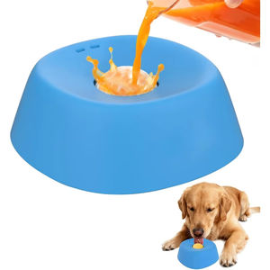 Plastic <b>Dog</b> Liquid Lick <b>Bowl</b> Indoor Portable <b>Slow</b> <b>Feeder</b> Non-Slip Spherical Licking <b>Bowl</b> - Product Image 1