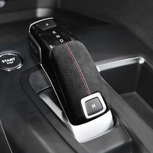 Per <span class=keywords><strong>Peugeot</strong></span> 508 2008 4008 5008 Finiture Adesive in Alcantara per Cuffia Pomello del Cambio Accessori Interni per Tuning - Product Image 1
