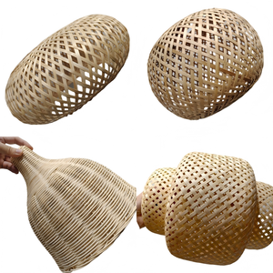 Natural Pendant Lamp Rattan <strong>Lampshade</strong> <strong>Lampshade</strong> <strong>Frames</strong> Wholesale Hanging Lamp for Decor Lamp Shade Cover - Product Image 6