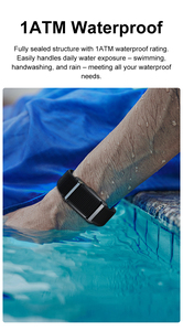 Nhà cung cấp bán buôn không-màn hình thông minh tập thể dục Vòng đeo tay hoạt động Tracker 175mAh pin 25-30 ngày sử dụng <span class=keywords><strong>Android</strong></span> iOS hỗ trợ tùy chỉnh - Product Image 3