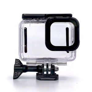 YEAH 50m <span class=keywords><strong>Go</strong></span> <span class=keywords><strong>Pro</strong></span> 13/12/11/10/9 boîtier de plongée tactile étanche pour Gopro Hero13 Hero12 Hero11 <span class=keywords><strong>Hero10</strong></span> Hero9 caméra noire - Product Image 1