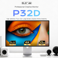 Kuycon P32D 32 INCH Display Super-wide Screen Computer 4K 5K Resolution 60HZ Refresh LCD Monitors Gaming PC Desktop Monitor