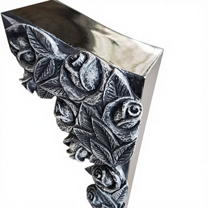 Sculpture d'angle en granit bleu perle, sculpture antique en granit, pierre tombale, monuments funéraires - Product Image 6