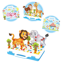 Coffret Créatif AJB 198+ pièces – Kit de Construction STEM pour Enfants – Outils DIY, Vis, Perceuse, Puzzle Animaux – Jouet de Construction pour les 5-13 ans – Éveil Précoce