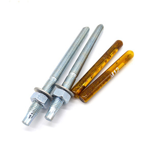 Cheville chimique de fixation, grade 4.8, polie, à percussion, métrique, pour plafond en béton, diamètre 10 mm, usage industriel intensif - Product Image 6