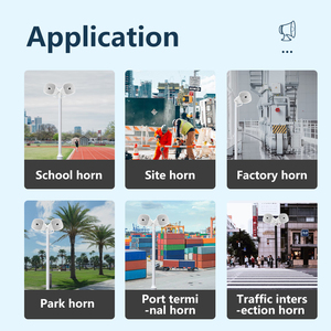 IP67 DC10-28V ngoài trời treo tường địa chỉ công cộng sừng khuếch đại khẩn cấp Loa còi báo động cho hoạt động thời tiết cho hệ thống báo động - Product Image 3