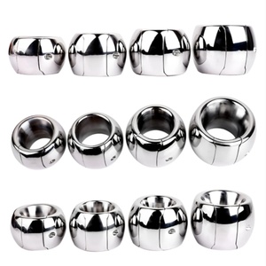 Anillos para Pene FRRK Testicle Advanced, Anillos de Acero Inoxidable Resistentes, Potenciadores Sexuales para una Erección Más Dura y Duradera - Product Image 3
