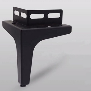Corner Codes Metal <b>Black</b> Golden Furniture Feet Heavy Duty <b>Table</b> Legs Corner <b>Sofa</b> Leg - Product Image 2