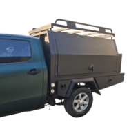 Caisse de camionnette simple en aluminium sur mesure pour Hilux