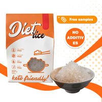 Riz Shirataki Frais et Sain, Faible en Calories, Sans Gluten, Sans Sucre, Sans Matière Grasse, Substitut de Repas pour la Perte de Poids, Sans Additifs, Pur, Sachet pour Enfants