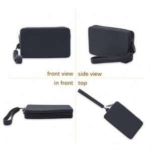 Durable <b>Silicone</b> <b>Waterproof</b> Zipper Power Bank Case Shockproof Protective Pouch for Travel Daily Use Digital Gear Camera Bags - Product Image 4