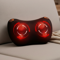 Oreiller de massage électrique Shiatsu pour le cou et le corps certifié CE P10 2026 avec contrôle de la minuterie, chaleur et pétrissage