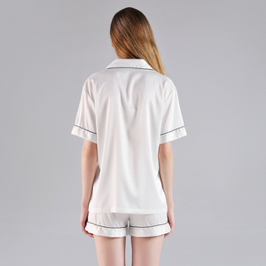 FUNG 3034 Set Pigiama da Donna, Maglia a Maniche Corte, Abbigliamento da Notte, Pigiami Taglie Forti, Abbigliamento per Casa - Product Image 2