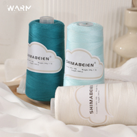 Fil de Soie Pure en Gros, Cône de Fil de Dentelle Brillant pour Crochet, Tricot et Broderie, Idéal pour Châles, Pulls et Robes de Mariée
