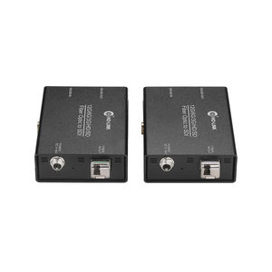 SDI fibra ottica ricetrasmettitore 1 canale avanti + 1 canale indietro 12G-SDI Video BIDI 12G-SDI verso convertitore fibra - Product Image 2