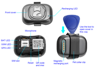 G16 traqueur étanche chien chat suivi gps collier pour animaux de compagnie traqueur pour animaux de compagnie gps tracker