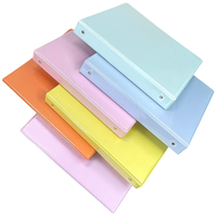 Nouvel arrivage A4 Basics 3 classeurs à anneaux 1 pouce organisateur de joints toriques pour l'école bureau à domicile Macron couleur logo personnalisé vente en gros d'usine
