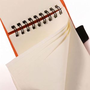 Customizable Flip Coil Hard Cover Elastic Band <b>Notebook</b> Portable Pocket Blank Pages with Pen Holder Office Supplier Memo Pads - Product Image 5