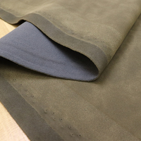 Échantillon gratuit conception cuir nubuck tissu microfibre pu cuir artificiel pour la fabrication de chaussures