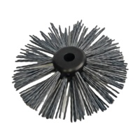 Brosses rondes en nylon abrasif, brosse Picote pour le nettoyage des revêtements des canalisations d'égouts