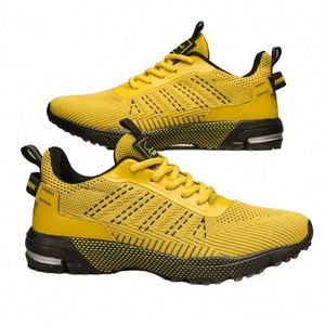 Zapatillas de Running Casuales para Hombre, para Todo el Año, a la Moda, Cómodas, Ligeras, Antideslizantes, con Cordones, Puntera Suave, Entresuela de EVA y Suela de Goma - Product Image 1